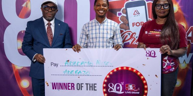 Wema at 80: 80 Wema Bank customers emerge winners in 80th daily draw of Wema Bank 5 for 5 Promo Season 4