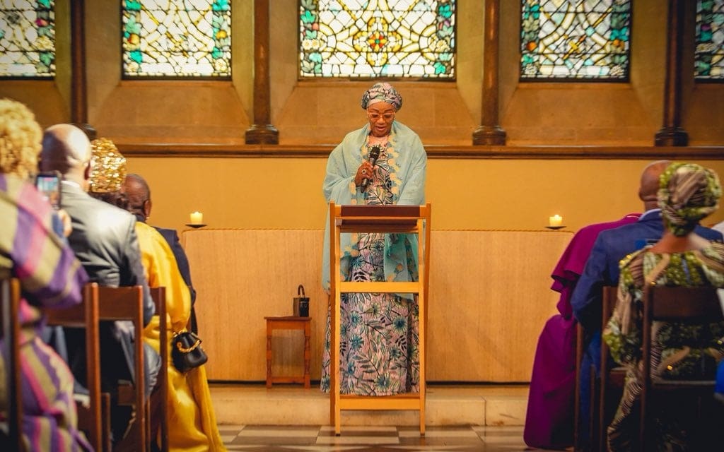 IMAGE 1 Remi Tinubu Speaking at Lambeth Palace