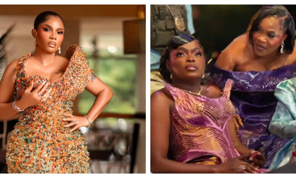 L R Nollywood Actress Iyabo Ojo Funke Akindele and Toyin Abraham scaled