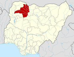 Nigeria Zamfara State map