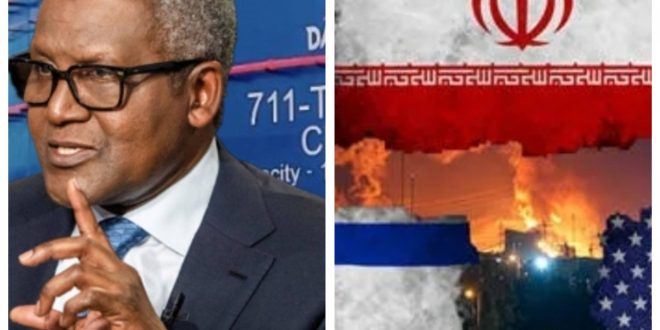 Pix on Dangote Iran Israel