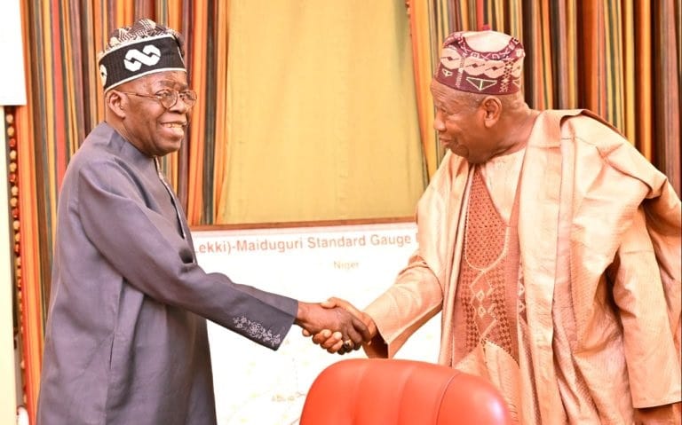 Tinubu Meets Ganduje, Badaru Behind Closed Doors
