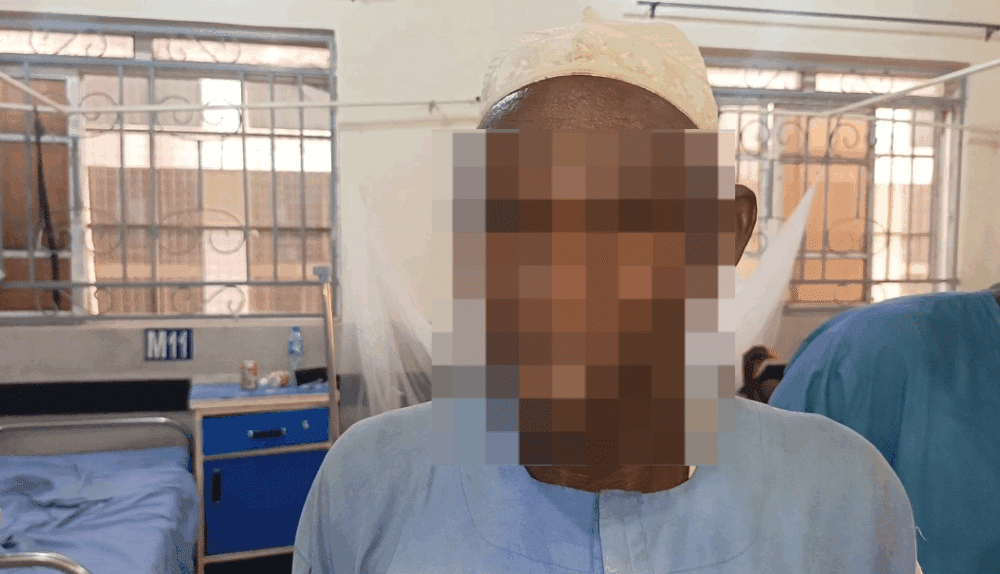 A survivor Abu Goni. Photo credit. Isah Ojo