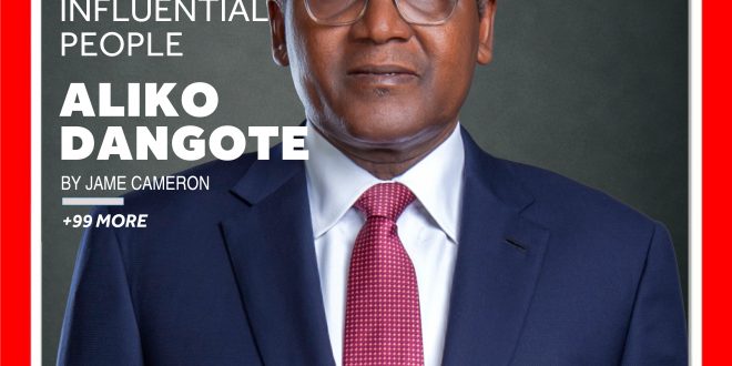 ALIKO DANGOTE ON TIMES MAGAZINE