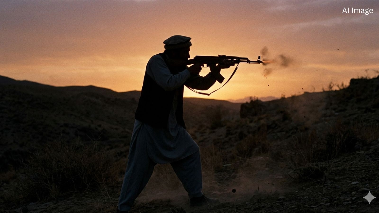 Afghanistan shooting Gun