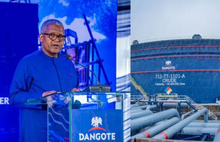 Alhaji Aliko Dangote and his refinery