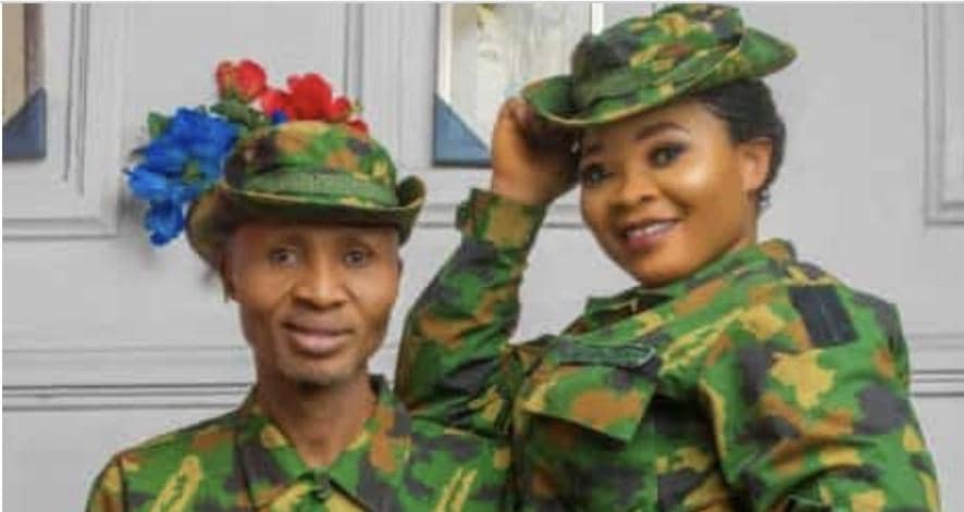 Army couple