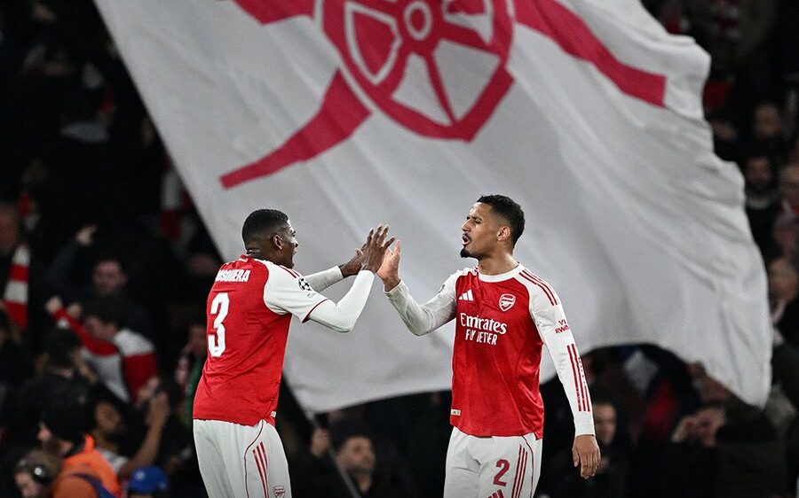 Arsenal into the semi finals of the UEFA Champions League e1776290997638