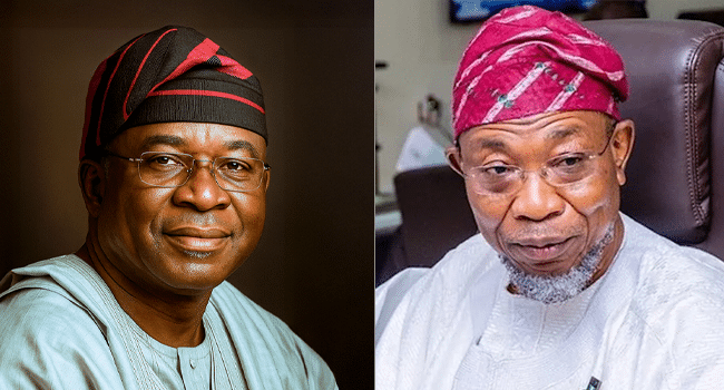 David Mark and Rauf Aregbesola