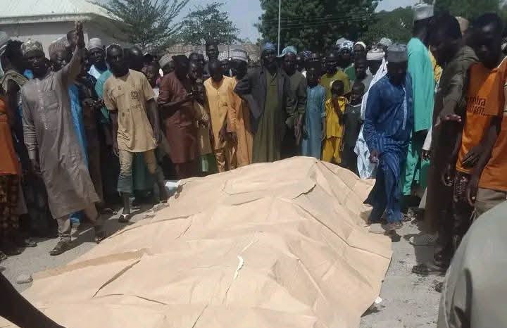 Dead bodies before burial in Bunkasau