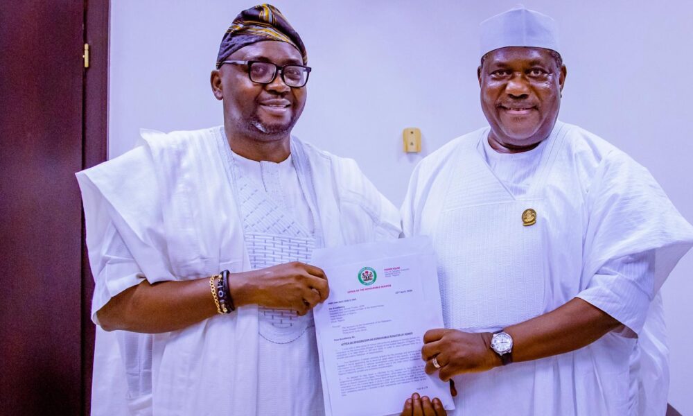 Ex Minister of Power Adebayo Adelabu and SGF Akume