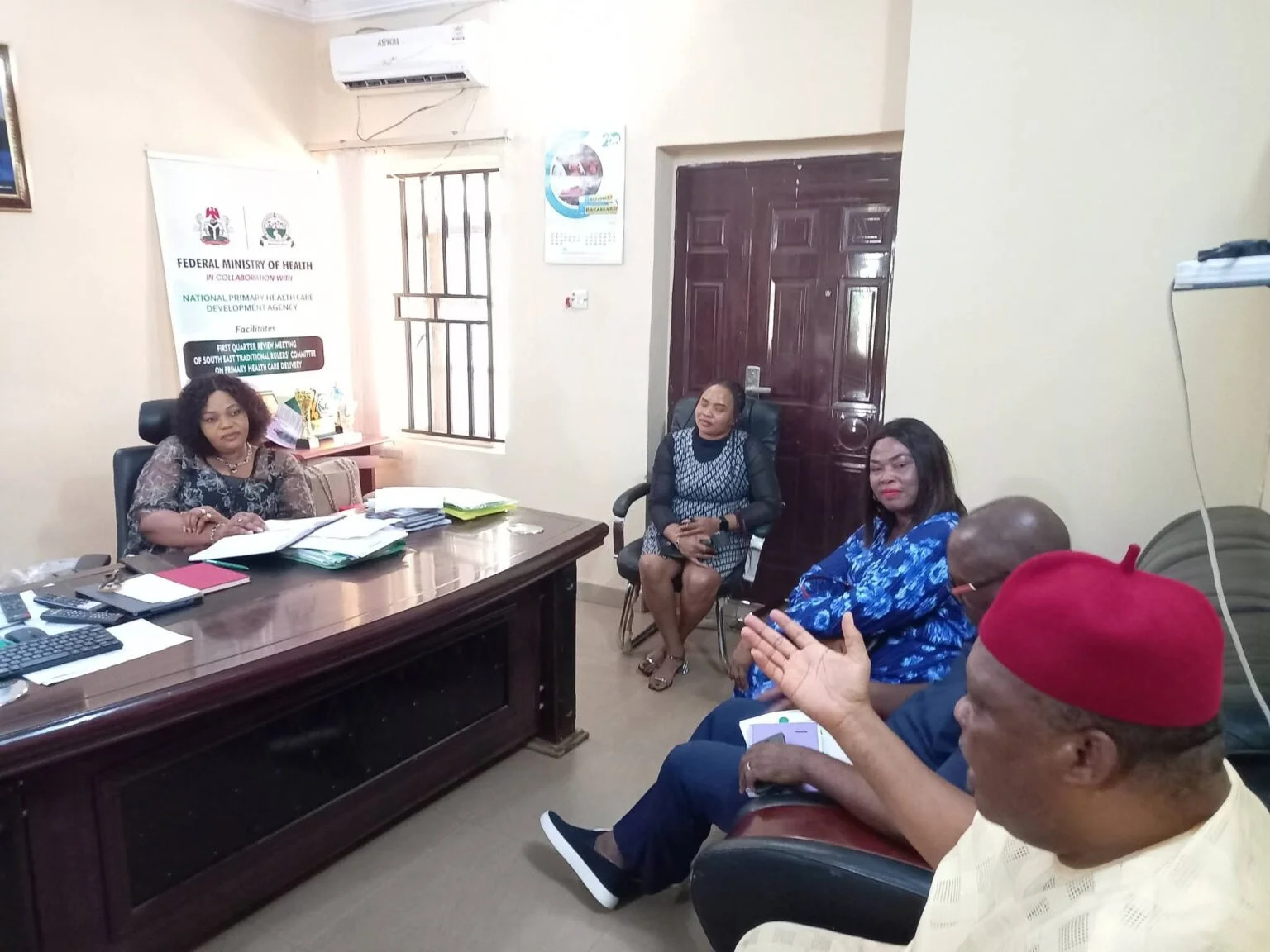 Federal Ministry of Health officials visit Anambra State Primary Healthcare Development Agency