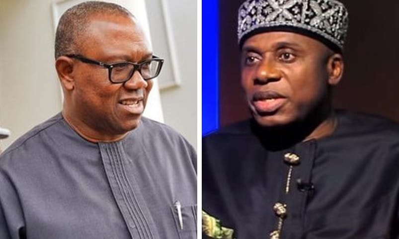 Former presidential candidate Peter Obi and ex gov of Rivers State Rotimi Amaechi