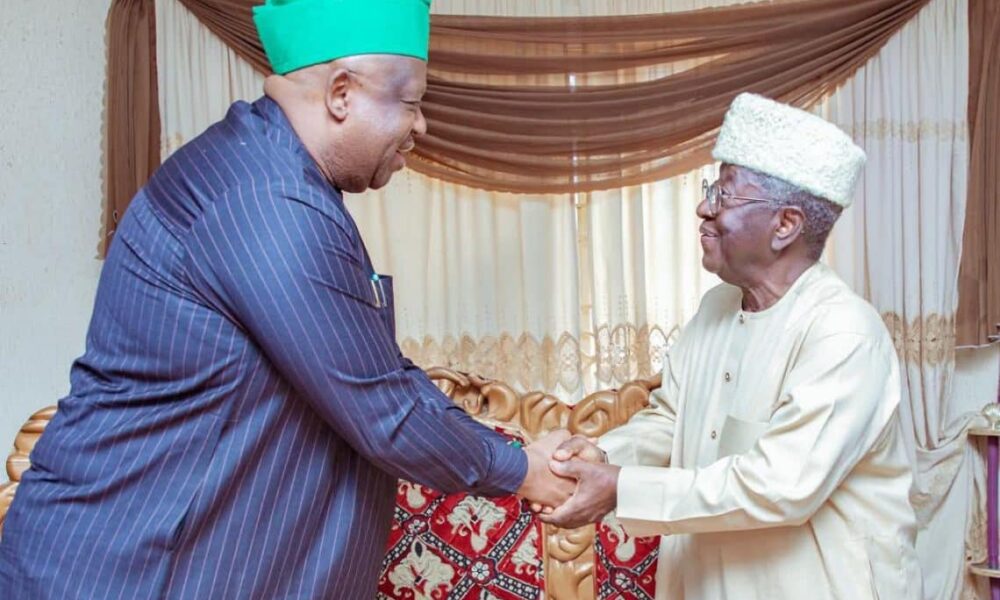 Gov Caleb Mutfwang and former Governor Jonah Jang