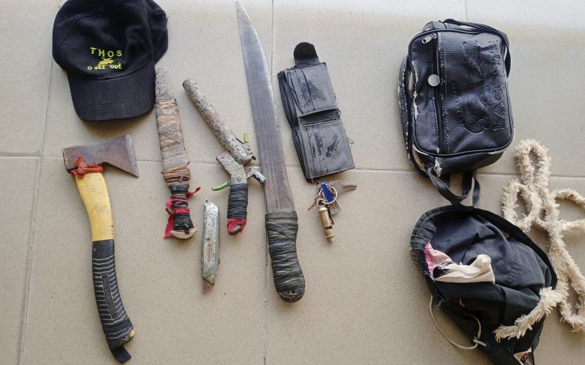 Items allegedly recovered from a robbery suspect in Calabar e1777570567610