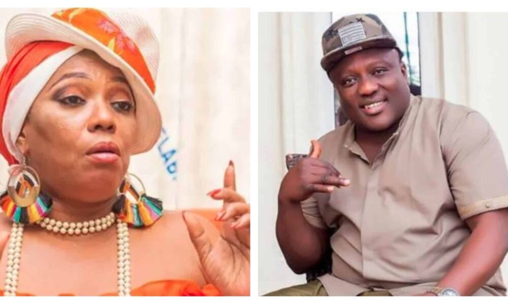 L R Media Personality Yeni Kuti and Singer Saheed Osupa scaled