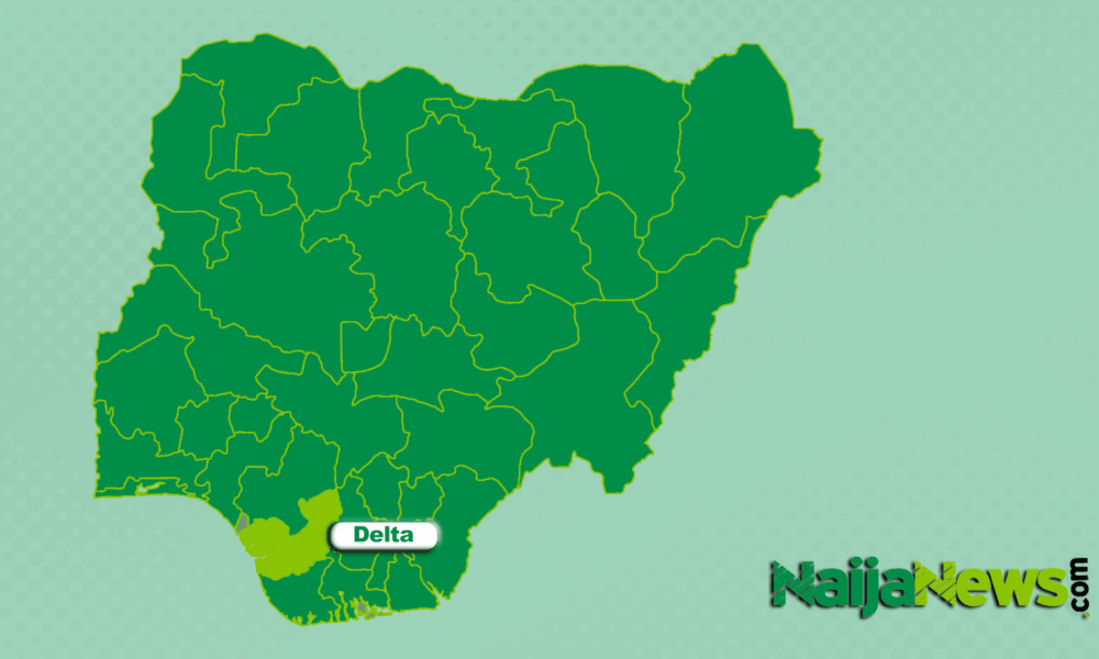 Map of Delta State Nigeria