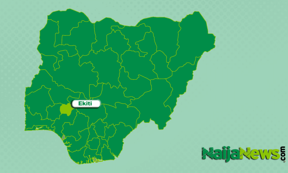 Map of Ekiti State Nigeria