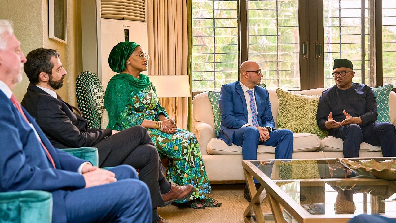 Mr Peter Obi held a breakfast meeting on 15 April in Abuja with foreign diplomats e1776892771476