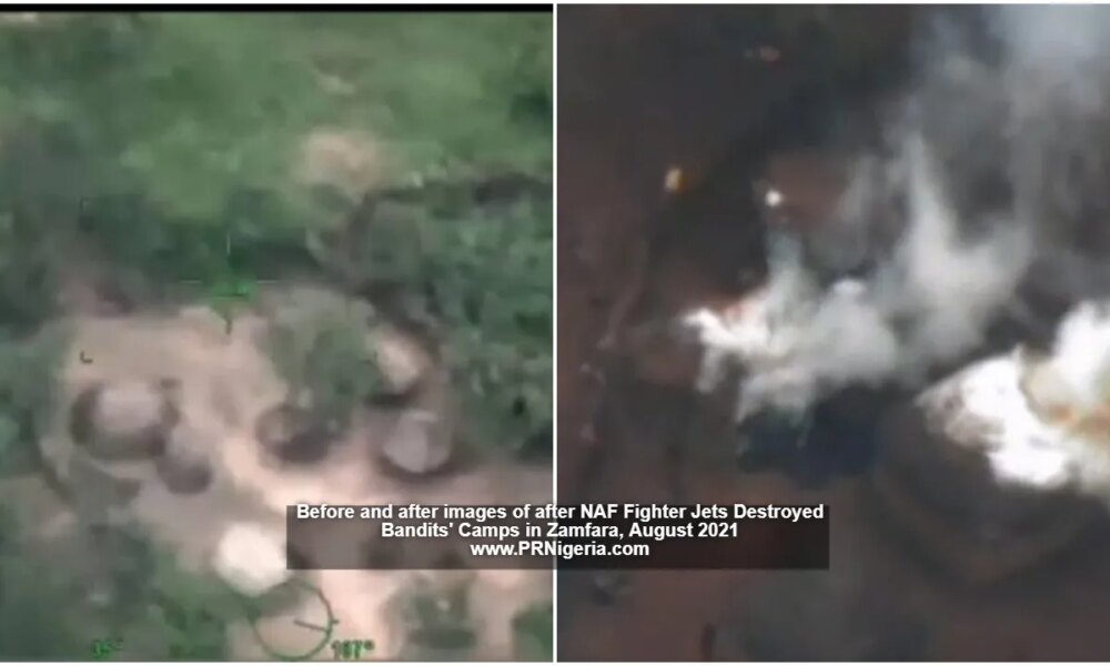 NAF Jet Destoryed Bandits Camps in Zamfara 1