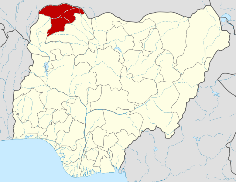 Nigeria Sokoto State map