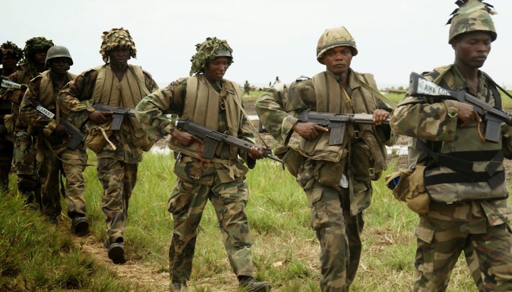 Nigerian troops