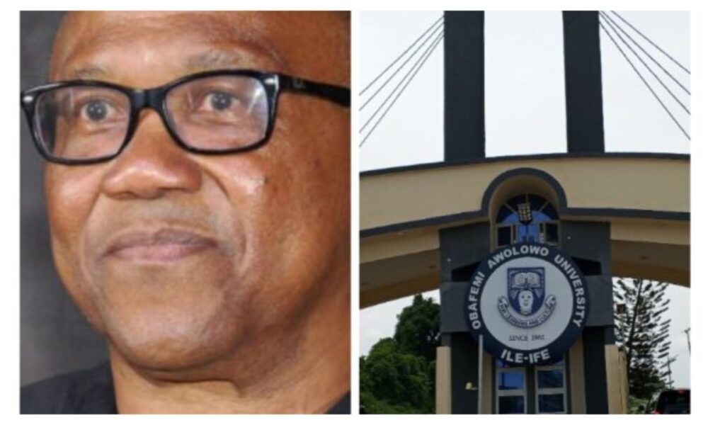 OAU denies embarrassing Peter Obi
