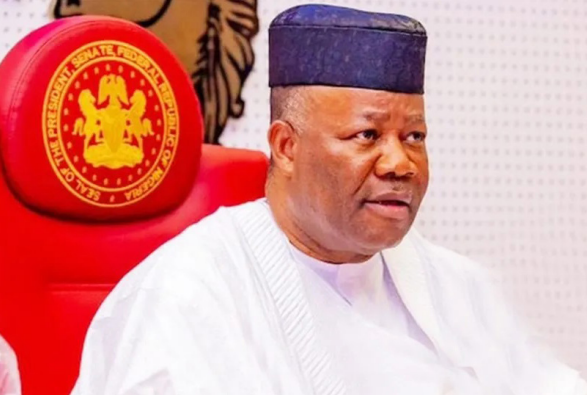 Sen. Godswill Akpabio. Senate President