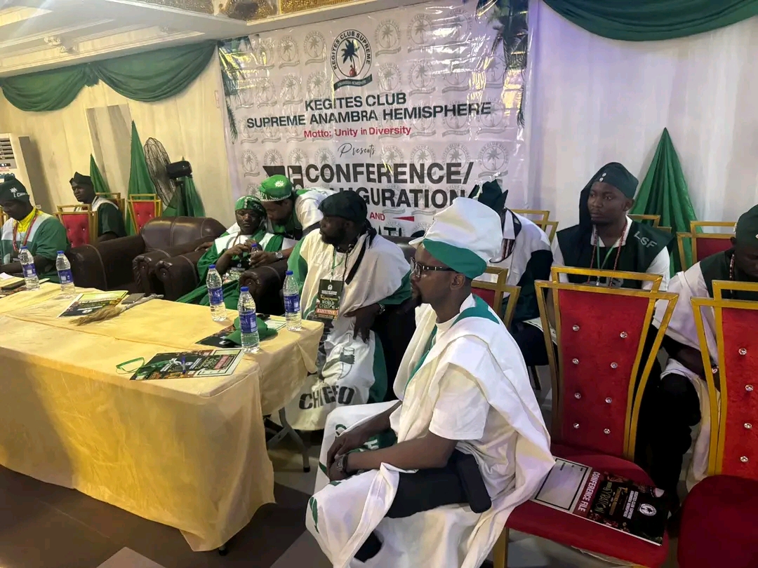 The Kegites Club members before the disruption ot their conference PHOTO FB