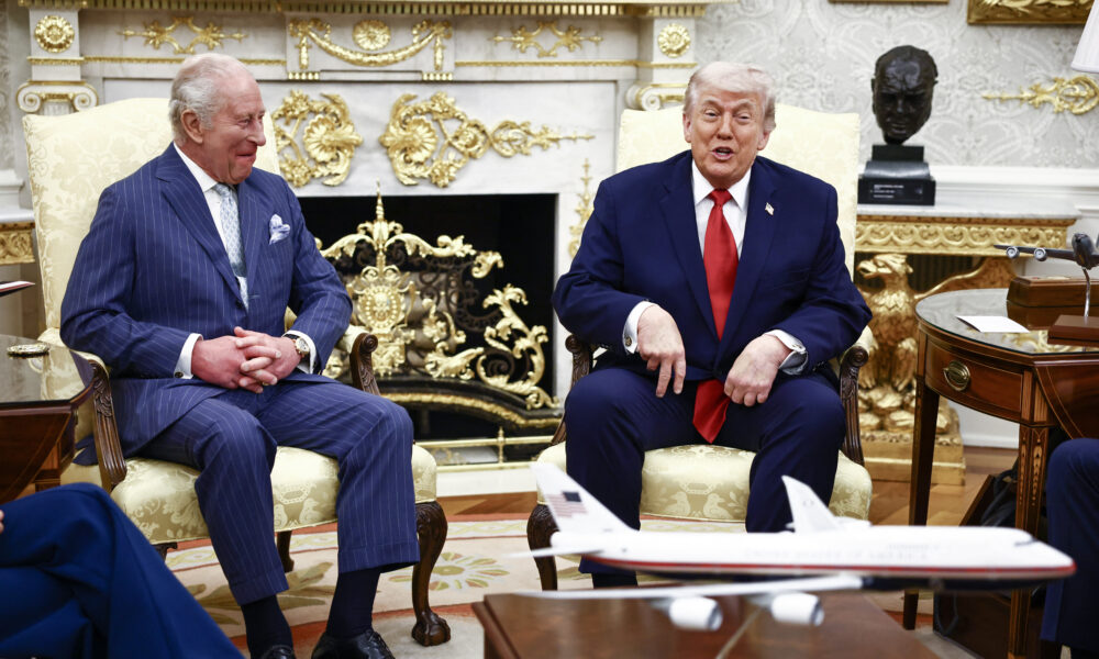 Trump and Charles 1