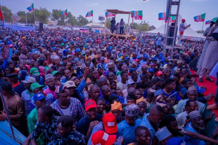 apc mega rally in kebbi draws mammoth crowd for tinubu idris
