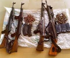 arms guns from suspects