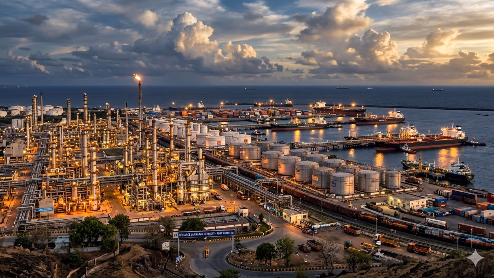 oil refinery