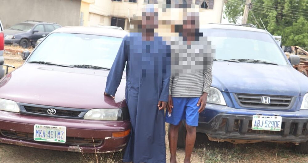 police recover stolen vehicles in Niger