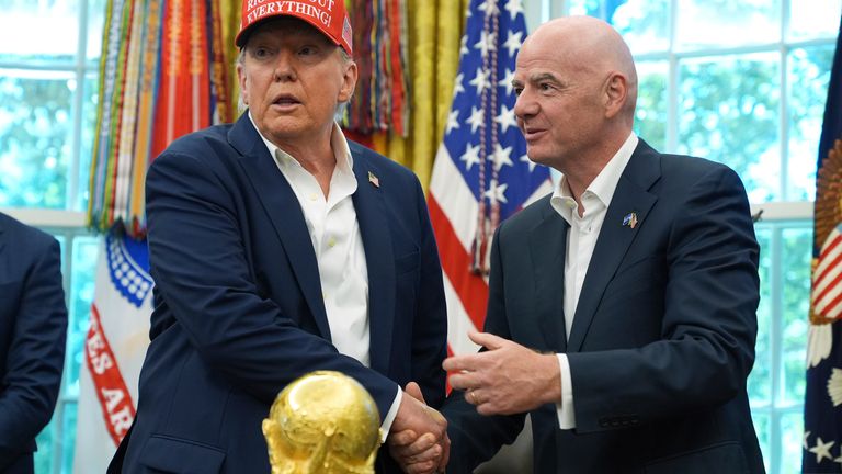 skynews donald trump gianni infantino 7101395