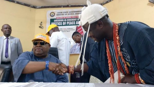 Oba Adebisi lauds Adeleke’s commitment to enhancing justice system