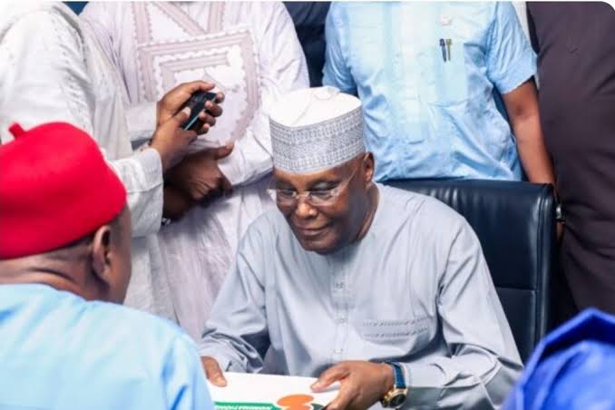 Atiku Submits ADC Nomination Form For 2027 Presidential Election