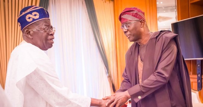 Babajide Sanwo Olu and Bola Tinubu