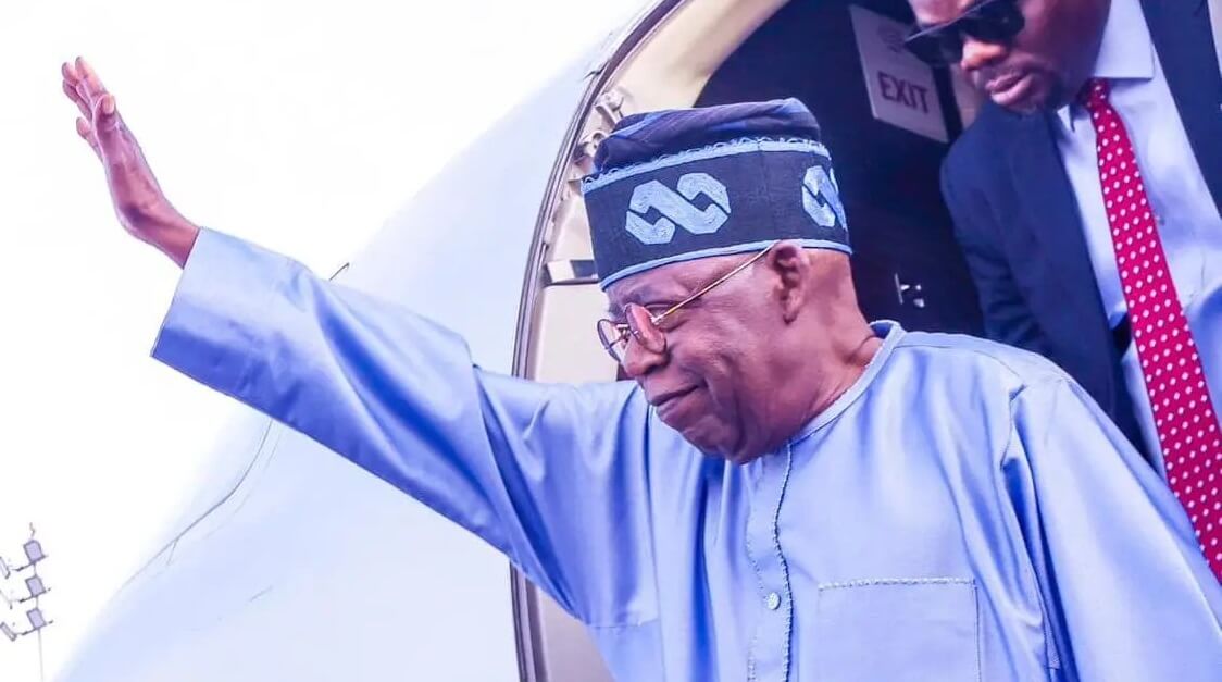 Tinubu Returns To Lagos After France, Kenya, Rwanda Engagements