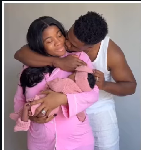 Celebrity designer Veekee James and husband Femi Atere welcome baby