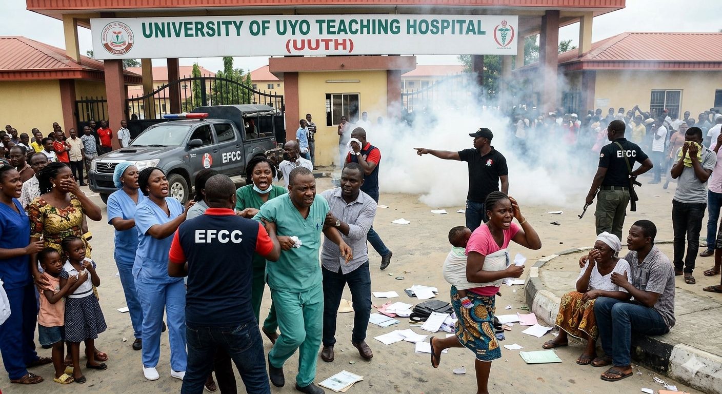 EFCC Operatives Attacked And Stoned While Making Enquiries At Uyo