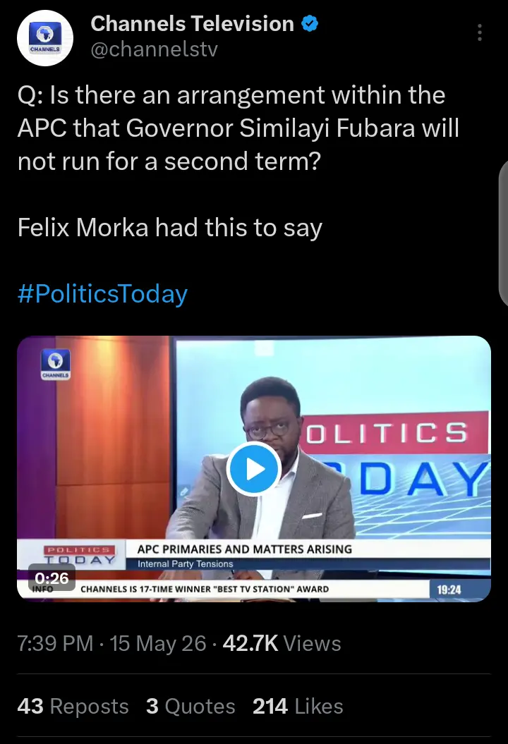 Felix Morka Reacts As Presenter Asks If APC Wont Allow.webp