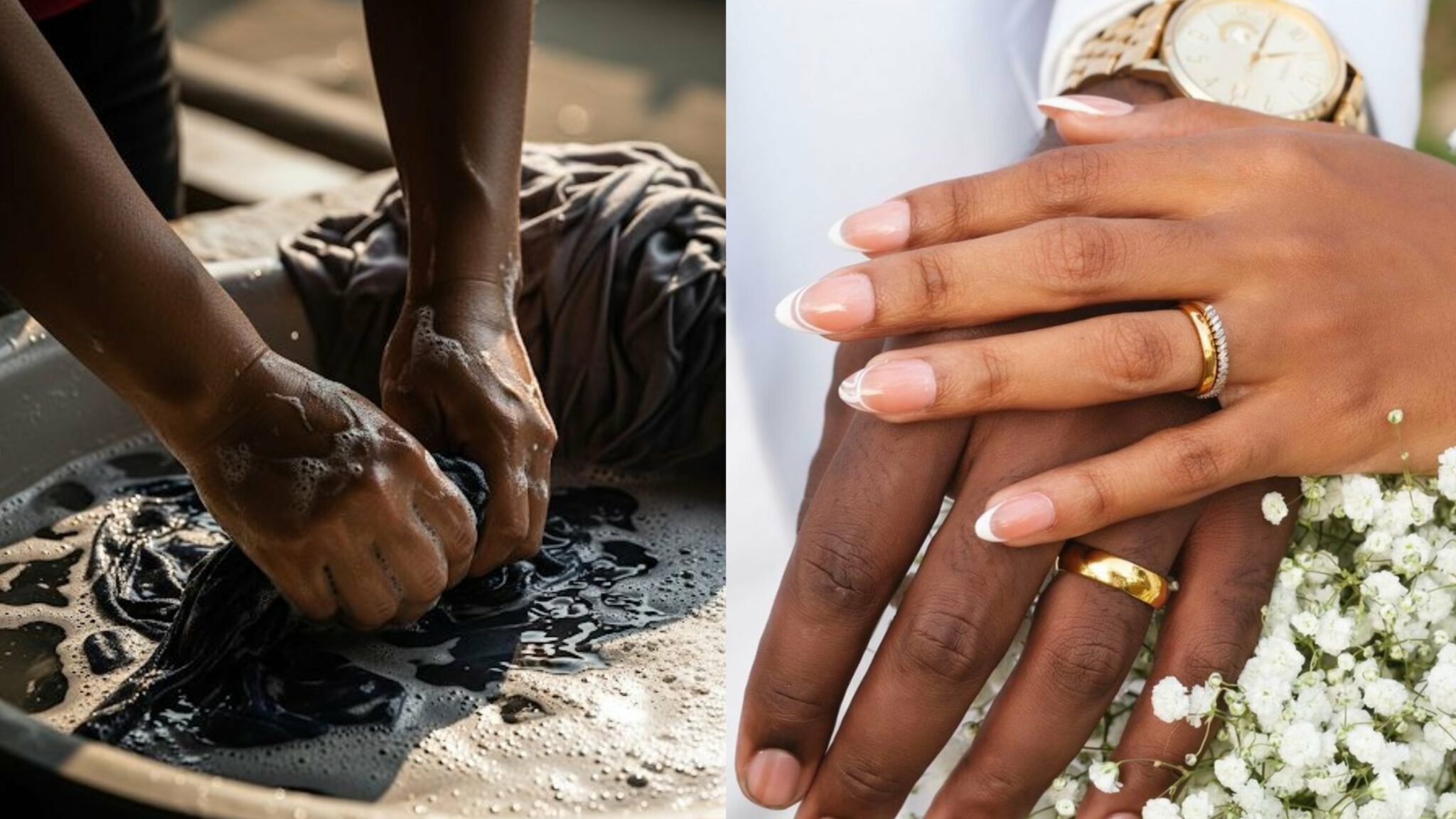 “That’s why God gave everyone their wives” — Woman praises husband for defending her