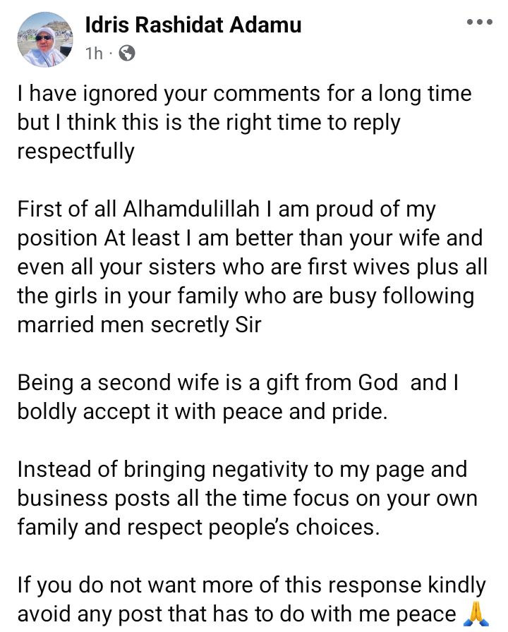 I am proud of my position and better than your