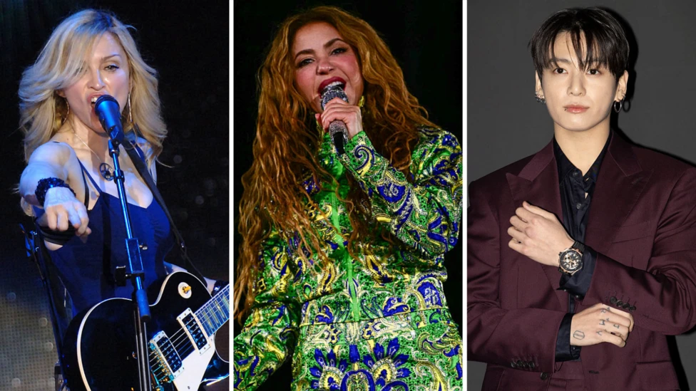 Madonna Shakira BTS to headline World Cup final half time show.webp