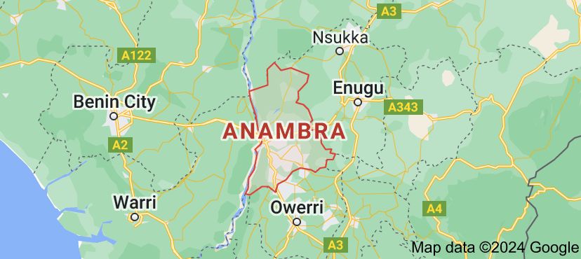 Map of Anambra 1