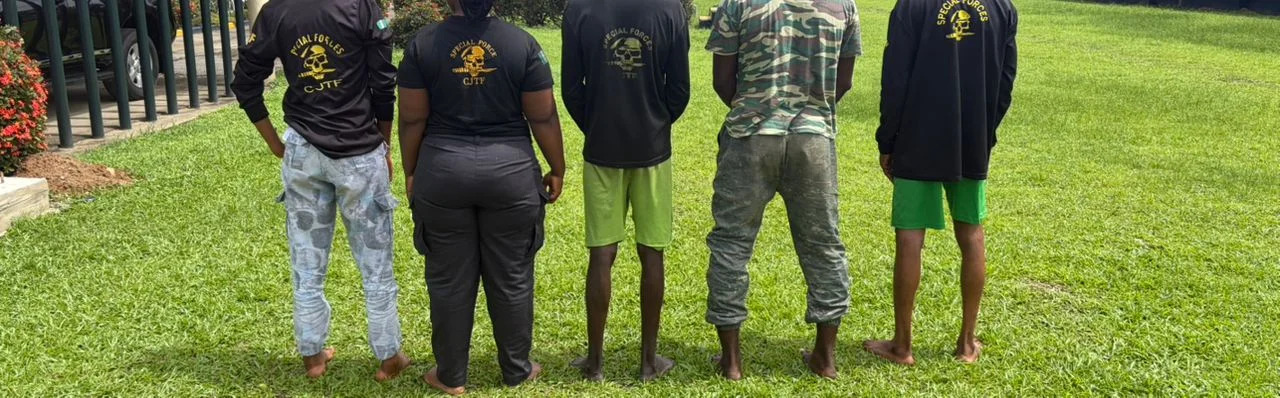 Members of the illegal Civilian Joint Task Force arrested by police in Rivers 1