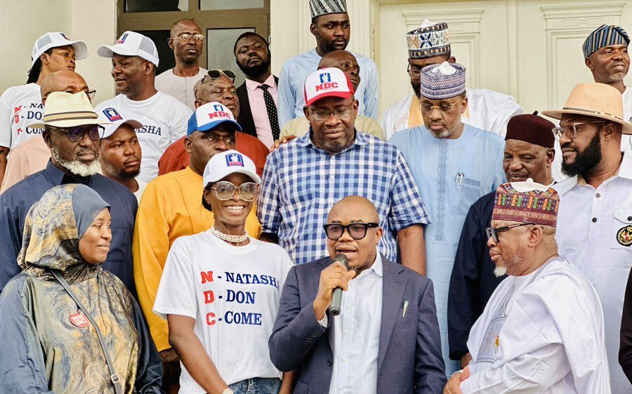 Natasha Osawaru a member of the Edo State House of Assembly and others Credit X@NigeriaNDCHQ e17781