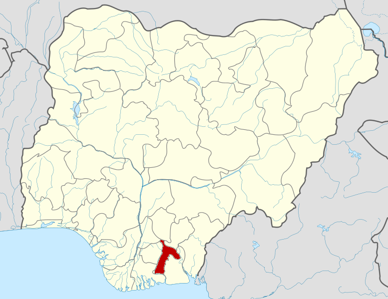 Nigeria Abia State map