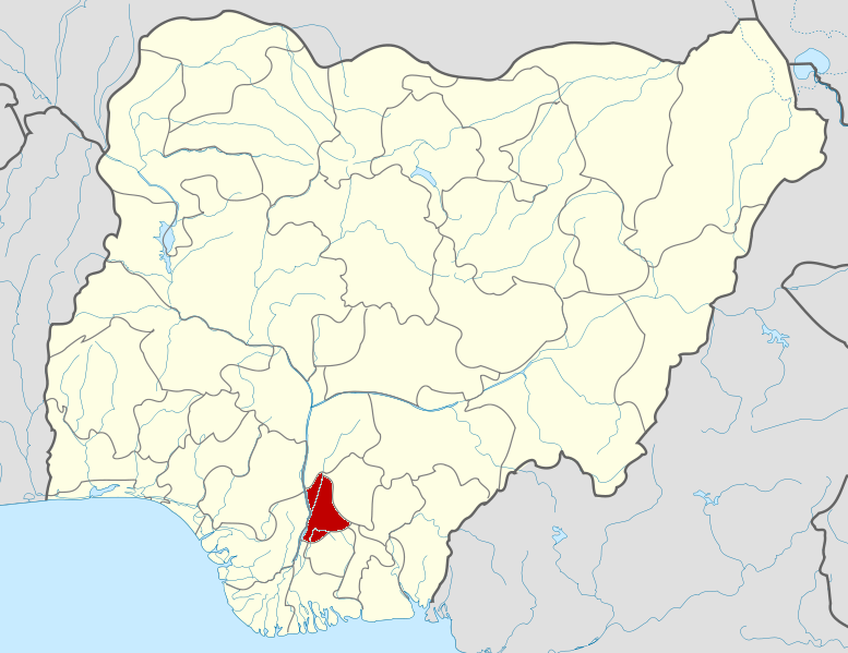 Nigeria Anambra State map